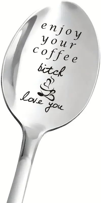 Bestie Best Friend Spoon Gifts for Women Teen Girls Good Morning Bestie Spoons for Best Friends Christmas Birthday Gift for BFF Friendship Gifts Coffee Tea Lover Gifts Spoon