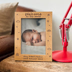 Personalized Baby Photo Frame | Engraved Newborn Gift