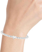 S925 Silver Bead Bracelet for Women Adjustable Heart Initial Letter Bracelet Birthday Jewellery Gift