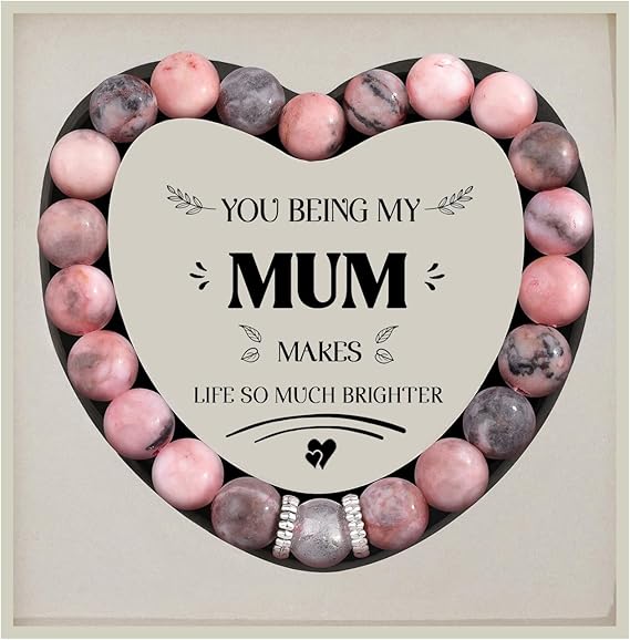 Mothers Day Gifts, Mum Birthday Gifts Bracelet, Gift for Mother from Daughter or Son, Mummy Presents for Mother's Day, Valentine's Day