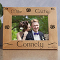 Shamrock Love Personalized Couples Picture Frame