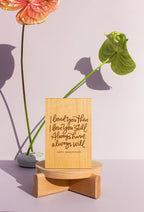 Always Will Wood Anniversary Card, Wedding Anniversary Wood Card, Wood Anniversary Gift For Men, 5 Year Anniversary Card, Card for Wife