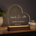 Personalised Wedding Gift For Couples, Happily Ever After Gift, Bride and Groom Gift, Mr and Mrs Gift, LED Light Sign With Wedding Date